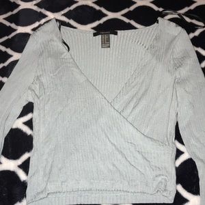 Long sleeve crop top